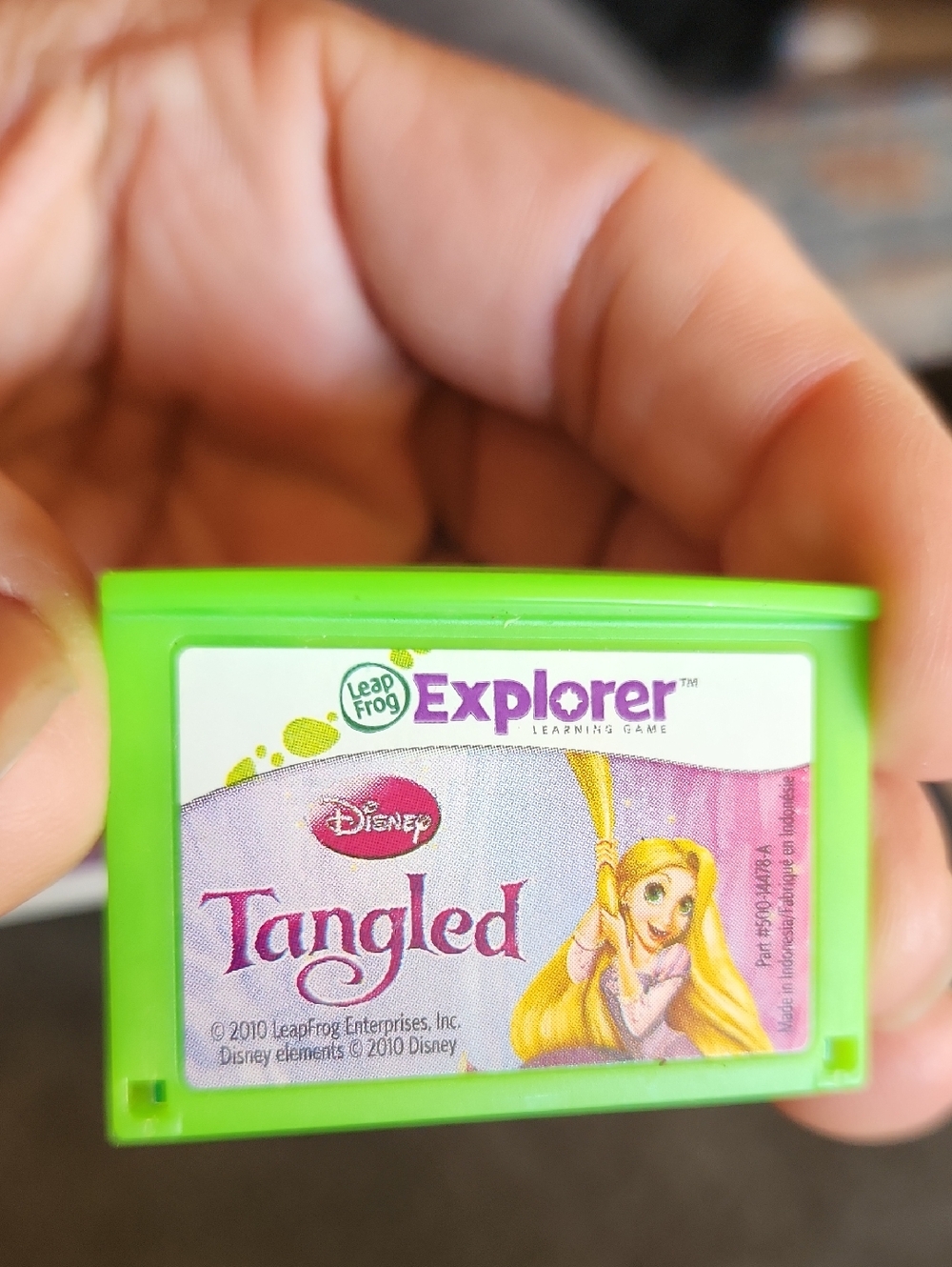 LeapFrog Leapster GS Handheld Learning Game Console - Pink & White With Tangled - Picture 9 of 9
